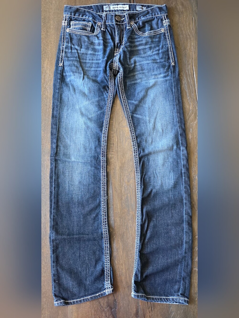 BKE Aiden Straight Leg Jeans Size 28R Inseam 31" Perfect Condition